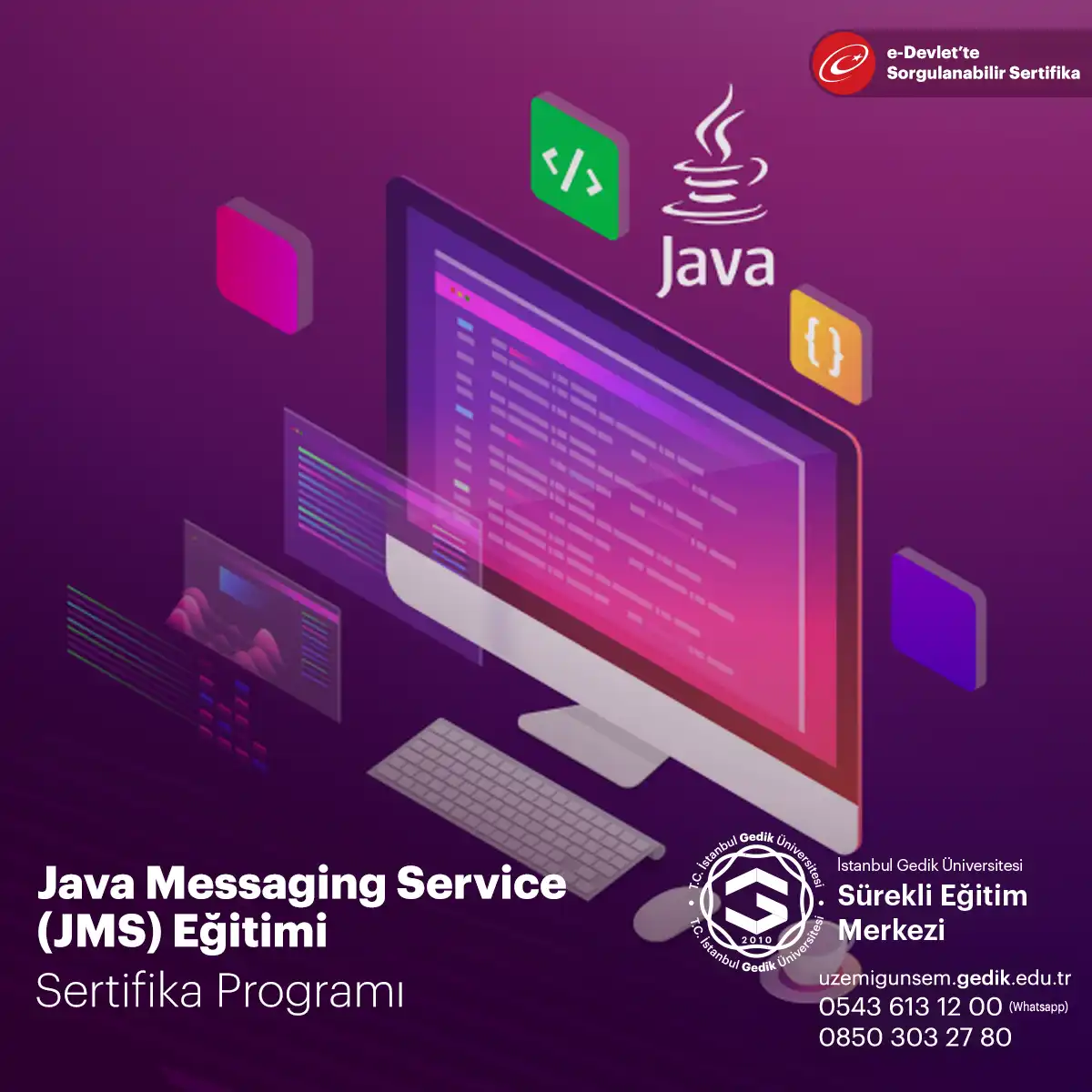 Java Messaging Service (JMS) Eğitimi Sertifika Programı